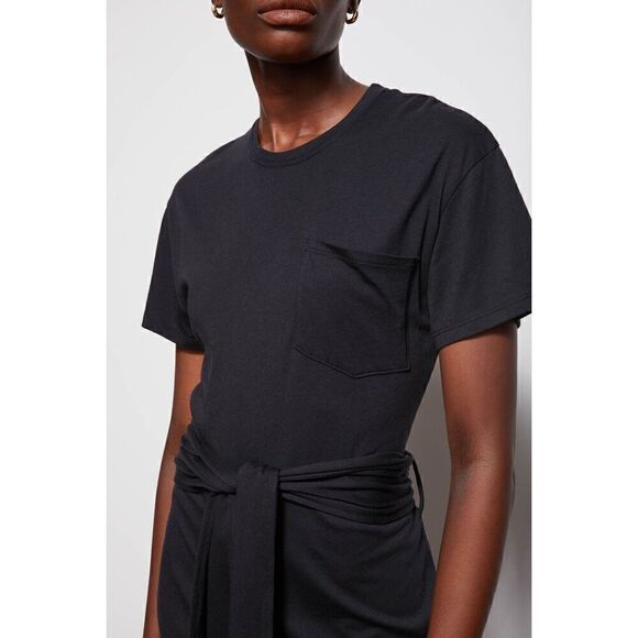 NWT Jonathan Simkhai Standard Sarah Dress cotton crew neck - Picture 3 of 16